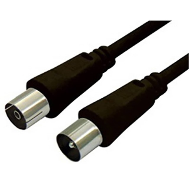 ΚΑΛΩΔΙΟ TV PAL M/F 10m ΜΑΥΡΟ COLOR BOX LANCOM