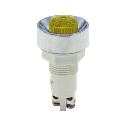 ΛΥΧΝΙΑ ΕΝΔΕΙΚΤΙΚΗ NEON Φ12 230VAC ΚΙΤΡΙΝΗ ΜΕ ΒΙΔΕΣ XH020 KND