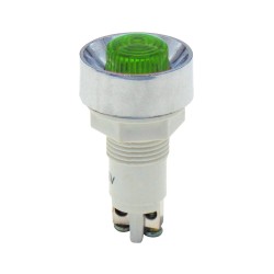 ΛΥΧΝΙΑ ΕΝΔΕΙΚΤΙΚΗ NEON Φ12 230VAC ΠΡΑΣΙΝΗ ΜΕ ΒΙΔΕΣ XH020 KND