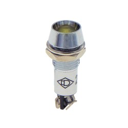 ΛΥΧΝΙΑ ΕΝΔΕΙΚΤΙΚΗ LED Φ10 230VAC/DC ΚΙΤΡΙΝΗ ΜΕ FASTON AD22C-10T XND