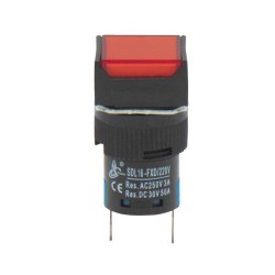 ΛΥΧΝΙΑ ΕΝΔΕΙΚΤΙΚΗ LED Φ16 230VAC ΚΟΚΚΙΝΗ ΜΕ FASTON XDL16-FXD XND