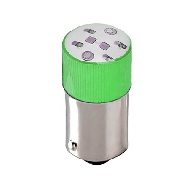 ΛΥΧΝΙΑ LED B9AS 230VAC ΠΡΑΣΙΝΗ ΜΠΑΓΙΟΝΕΤ AD22B-S06 XND