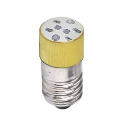 ΛΥΧΝΙΑ LED E10 24VAC/DC ΚΙΤΡΙΝΗ ΒΙΔΩΤΗ AD22B-E02 XND