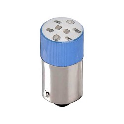ΛΥΧΝΙΑ LED B9AS 24VAC/DC ΜΠΛΕ ΜΠΑΓΙΟΝΕΤ AD22B-S06 XND