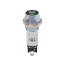 ΛΥΧΝΙΑ ΕΝΔΕΙΚΤΙΚΗ LED Φ10 24VAC/DC ΚΟΚΚΙΝΗ/ΠΡΑΣΙΝΗ ΜΕ FASTON AD22C-10TE XND