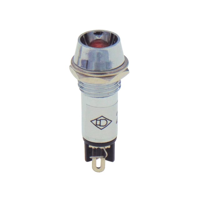 ΛΥΧΝΙΑ ΕΝΔΕΙΚΤΙΚΗ LED Φ10 230VAC/DC ΚΟΚΚΙΝΗ/ΠΡΑΣΙΝΗ ΜΕ FASTON AD22C-10TE XND