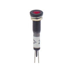 ΛΥΧΝΙΑ ΕΝΔΕΙΚΤΙΚΗ LED Φ6 24VAC/DC ΚΟΚΚΙΝΗ AD22C-6D XND