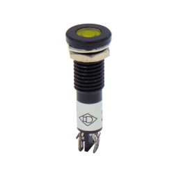 ΛΥΧΝΙΑ ΕΝΔΕΙΚΤΙΚΗ LED Φ10 24VAC/DC ΚΙΤΡΙΝΗ ΜΕ FASTON AD22C-10D XND