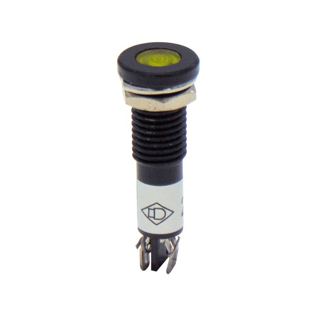 ΛΥΧΝΙΑ ΕΝΔΕΙΚΤΙΚΗ LED Φ10 230VAC/DC ΚΙΤΡΙΝΗ ΜΕ FASTON AD22C-10D XND