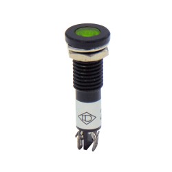 ΛΥΧΝΙΑ ΕΝΔΕΙΚΤΙΚΗ LED Φ10 230VAC/DC ΠΡΑΣΙΝΗ ΜΕ FASTON AD22C-10D XND