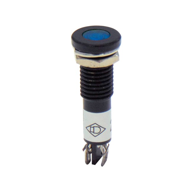 ΛΥΧΝΙΑ ΕΝΔΕΙΚΤΙΚΗ LED Φ10 230VAC/DC ΜΠΛΕ ΜΕ FASTON AD22C-10D XND