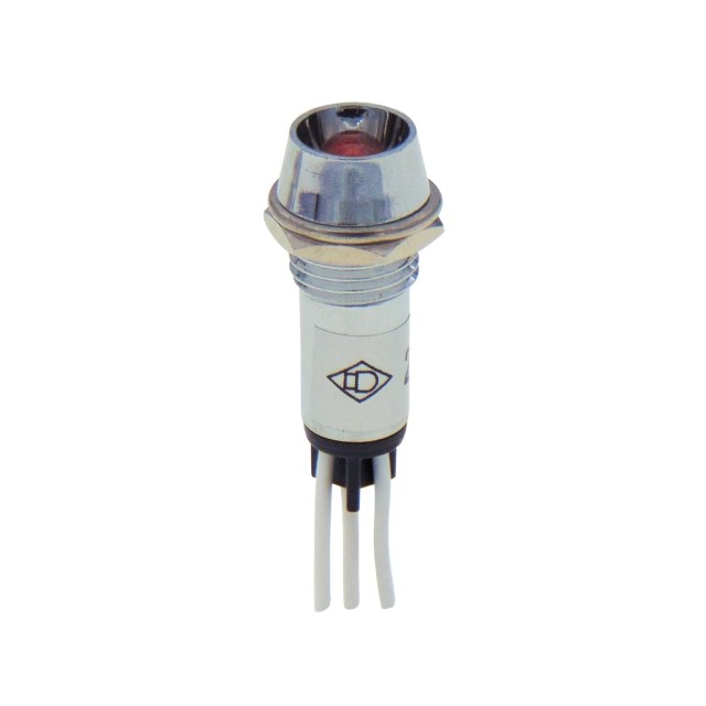 ΛΥΧΝΙΑ ΕΝΔΕΙΚΤΙΚΗ LED Φ10 24VAC/DC ΚΟΚΚΙΝΗ/ΠΡΑΣΙΝΗ ΜΕ ΚΑΛΩΔΙΟ AD22C-10TE XND
