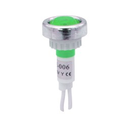 ΛΥΧΝΙΑ ΕΝΔΕΙΚΤΙΚΗ NEON Φ10 230VAC ΠΡΑΣΙΝΗ ΜΕ ΚΑΛΩΔΙΟ 17cm & ΔΙΑΚΟΣΜΗΤΙΚΟ ΔΑΚΤΥΛΙΔΙ AD22E-006 XND