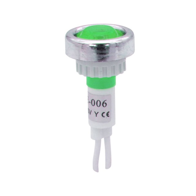 ΛΥΧΝΙΑ ΕΝΔΕΙΚΤΙΚΗ NEON Φ10 230VAC ΠΡΑΣΙΝΗ ΜΕ ΚΑΛΩΔΙΟ 17cm & ΔΙΑΚΟΣΜΗΤΙΚΟ ΔΑΚΤΥΛΙΔΙ AD22E-006 XND
