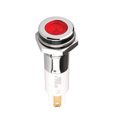 ΛΥΧΝΙΑ ΕΝΔΕΙΚΤΙΚΗ LED Φ10 230VAC ΚΟΚΚΙΝΗ ΜΕ FASTON H10F-20R AUTONICS