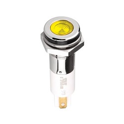 ΛΥΧΝΙΑ ΕΝΔΕΙΚΤΙΚΗ LED Φ10 230VAC ΚΙΤΡΙΝΗ ΜΕ FASTON H10F-20Y AUTONICS