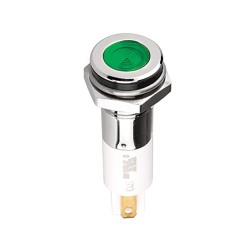 ΛΥΧΝΙΑ ΕΝΔΕΙΚΤΙΚΗ LED Φ16 24VDC ΠΡΑΣΙΝΗ ΜΕ FASTON H16F-24G AUTONICS