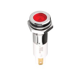 ΛΥΧΝΙΑ ΕΝΔΕΙΚΤΙΚΗ LED Φ16 230VAC ΚΟΚΚΙΝΗ ΜΕ FASTON Η16F-20R AUTONICS
