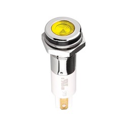 ΛΥΧΝΙΑ ΕΝΔΕΙΚΤΙΚΗ LED Φ16 230VAC ΚΙΤΡΙΝΗ ΜΕ FASTON Η16F-20Y AUTONICS