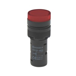 ΛΥΧΝΙΑ ΕΝΔΕΙΚΤΙΚΗ LED Φ16 12VAC/DC ΚΟΚΚΙΝΗ ΜΕ ΒΙΔΕΣ AD127-16DS KND