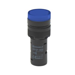 ΛΥΧΝΙΑ ΕΝΔΕΙΚΤΙΚΗ LED Φ16 230VAC ΜΠΛΕ ΜΕ ΒΙΔΕΣ AD127-16DS KND