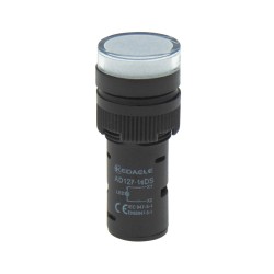 ΛΥΧΝΙΑ ΕΝΔΕΙΚΤΙΚΗ LED Φ16 230VAC ΛΕΥΚΗ ΜΕ ΒΙΔΕΣ AD127-16DS KND