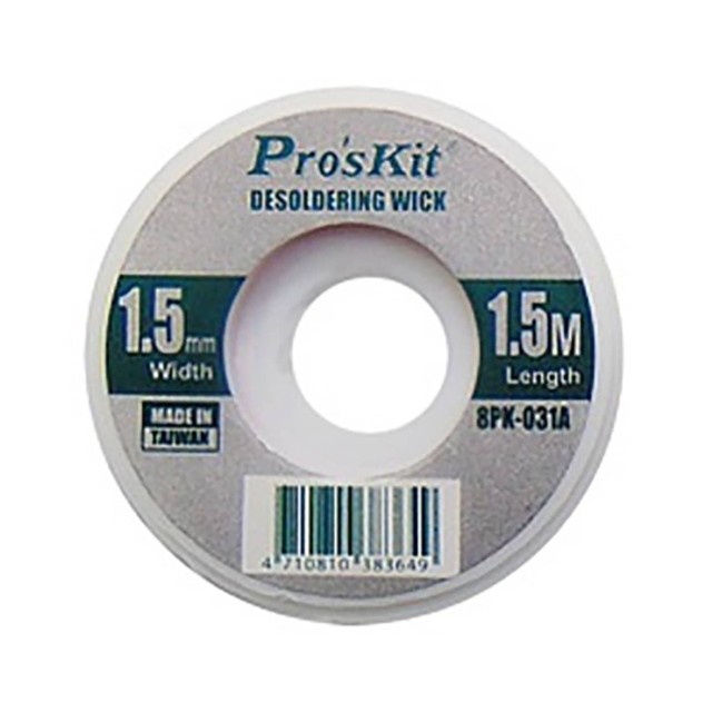 ΤΑΙΝΙΑ ΧΑΛΚΟΥ ΑΠΟΚΟΛΛΗΣΗΣ 1.5mm 8PK-031A T/PRO\'SKIT ΤΑΙΝΙΑ ΧΑΛΚΟΥ ΑΠΟΚΟΛΛΗΣΗΣ 1.5mm 8PK-031A T/PRO\'SKIT