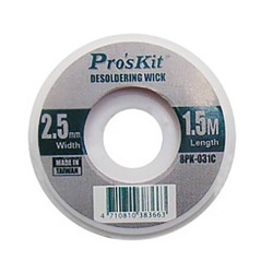 ΤΑΙΝΙΑ ΧΑΛΚΟΥ ΑΠΟΚΟΛΛΗΣΗΣ 2.5mm 8PK-031C T/PRO'SKIT ΤΑΙΝΙΑ ΧΑΛΚΟΥ ΑΠΟΚΟΛΛΗΣΗΣ 2.5mm 8PK-031C T/PRO'SKIT