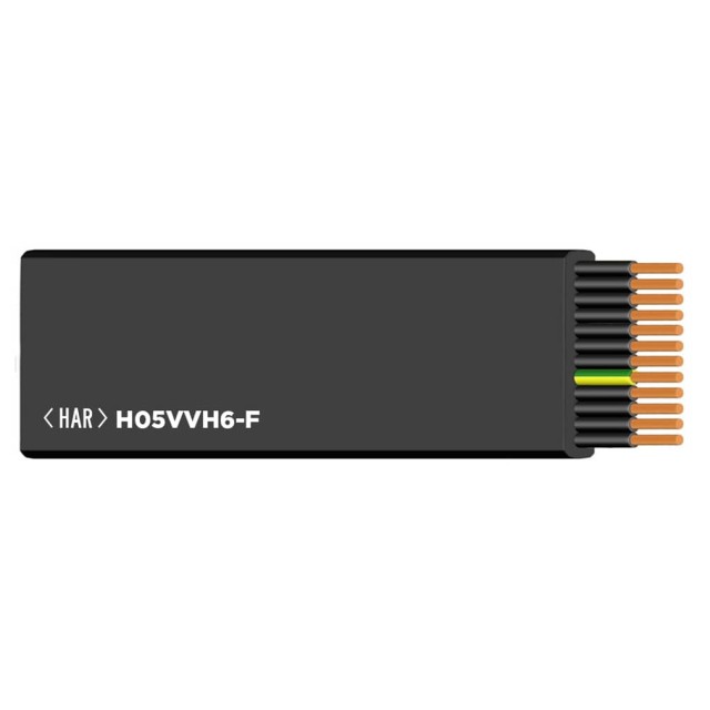 ΚΑΛΩΔΙΟ ΓΕΡΑΝΟΓΕΦΥΡΑΣ H05VVH6-F 12X0.75mm² 500m TOP ΚΑΛΩΔΙΟ ΓΕΡΑΝΟΓΕΦΥΡΑΣ H05VVH6-F 12X0.75mm² 500m TOP