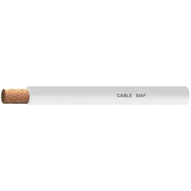 ΚΑΛΩΔΙΟ ΣΙΛΙΚΟΝΗΣ ΠΥΡΑΝΤΟΧΟ SIAF 1X0.75mm² ΛΕΥΚΟ SGL