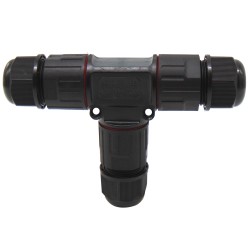 ΣΥΝΔΕΣΜΟΣ ΚΑΛΩΔΙΩΝ ΣΤΕΓΑΝΟΣ IP68 3P 2.5mm² M16A ΜΕ ΒΙΔΩΤΗ ΚΛΕΜΜΑ ΤΥΠΟΥ Τ BLK