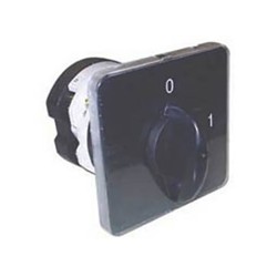 ΔΙΑΚΟΠΤΗΣ ΠΕΡΙΣΤΡΟΦΙΚΟΣ 0-1 2P 20A ΜΕ ΠΛΑΚΑ 52X52 E920AHM02 HNM