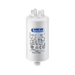 ΠΥΚΝΩΤΗΣ ΜΟΝΙΜΟΥ ΛΕΙΤΟΥΡΓΙΑΣ FASTON 14μF 450VAC COMAR