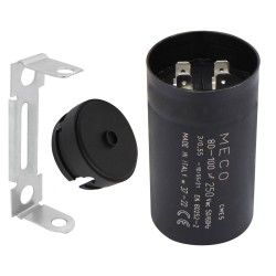 ΠΥΚΝΩΤΗΣ ΕΚΚΙΝΗΣΕΩΣ 80-100μF 250V MECO