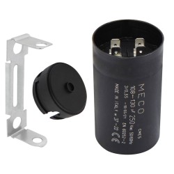 ΠΥΚΝΩΤΗΣ ΕΚΚΙΝΗΣΕΩΣ 108-130μF 250V MECO