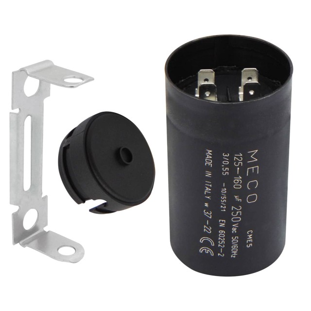 ΠΥΚΝΩΤΗΣ ΕΚΚΙΝΗΣΕΩΣ 125-160μF 250V MECO