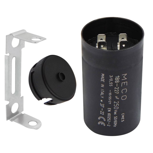 ΠΥΚΝΩΤΗΣ ΕΚΚΙΝΗΣΕΩΣ 188-227μF 250V MECO