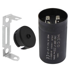 ΠΥΚΝΩΤΗΣ ΕΚΚΙΝΗΣΕΩΣ 216-260μF 250V MECO