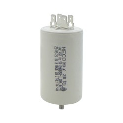 ΠΥΚΝΩΤΗΣ ΜΟΝΙΜΟΥ ΛΕΙΤΟΥΡΓΙΑΣ FASTON 20μF 450VAC MECO