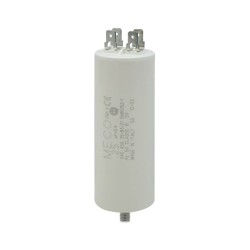 ΠΥΚΝΩΤΗΣ ΜΟΝΙΜΟΥ ΛΕΙΤΟΥΡΓΙΑΣ FASTON 25μF 450VAC MECO