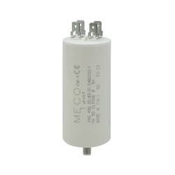 ΠΥΚΝΩΤΗΣ ΜΟΝΙΜΟΥ ΛΕΙΤΟΥΡΓΙΑΣ FASTON 1μF 450VAC MECO
