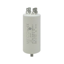 ΠΥΚΝΩΤΗΣ ΜΟΝΙΜΟΥ ΛΕΙΤΟΥΡΓΙΑΣ FASTON 2.5μF 450VAC MECO