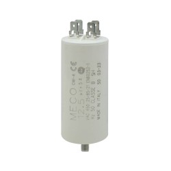 ΠΥΚΝΩΤΗΣ ΜΟΝΙΜΟΥ ΛΕΙΤΟΥΡΓΙΑΣ FASTON 12.5μF 450VAC MECO