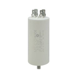 ΠΥΚΝΩΤΗΣ ΜΟΝΙΜΟΥ ΛΕΙΤΟΥΡΓΙΑΣ FASTON 30μF 450VAC MECO
