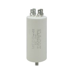 ΠΥΚΝΩΤΗΣ ΜΟΝΙΜΟΥ ΛΕΙΤΟΥΡΓΙΑΣ FASTON 45μF 450VAC MECO