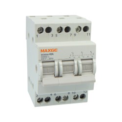 ΔΙΑΚΟΠΤΗΣ ΡΑΓΑΣ ΜΕΤΑΓΩΓΙΚΟΣ I-O-II 3P 40A SICM340 MAXGE ΔΙΑΚΟΠΤΗΣ ΡΑΓΑΣ ΜΕΤΑΓΩΓΙΚΟΣ I-O-II 3P 40A SICM340 MAXGE