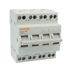 ΔΙΑΚΟΠΤΗΣ ΡΑΓΑΣ ΜΕΤΑΓΩΓΙΚΟΣ I-O-II 4P 40A SICM440 MAXGE ΔΙΑΚΟΠΤΗΣ ΡΑΓΑΣ ΜΕΤΑΓΩΓΙΚΟΣ I-O-II 4P 40A SICM440 MAXGE