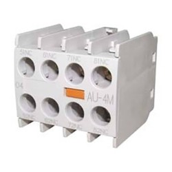 ΕΠΑΦΗ ΜΕΤΩΠΙΚΗ 2NO2NC 10A AU-4M ΓΙΑ RELAY IΣΧΥΟΣ MINI METAMEC LG