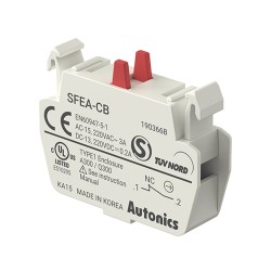 ΕΠΑΦΗ 1NC 3A ΓΙΑ ΔΙΑΚΟΠΤΕΣ & ΜΠΟΥΤΟΝ SFEA-CB AUTONICS ΕΠΑΦΗ 1NC 3A ΓΙΑ ΔΙΑΚΟΠΤΕΣ & ΜΠΟΥΤΟΝ SFEA-CB AUTONICS