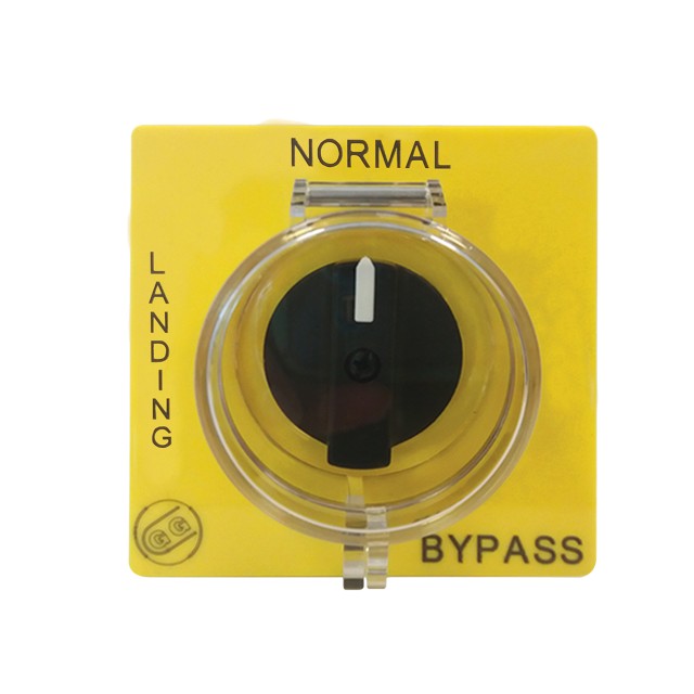 ΠΛΑΚΑ ΔΙΑΚΟΠΤΗ ΠΕΡΙΣΤΡΟΦΙΚΟΥ 0-1-2 84X84 BYPASS ΚΙΤΡΙΝΗ KIT018PBYPB07 GIOVENZANA
